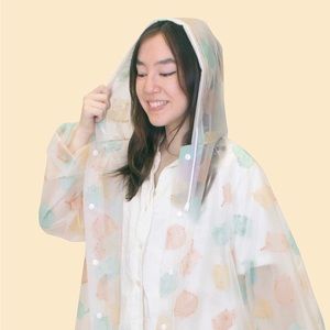 Pusheen exclusive raincoat women’s small, never worn